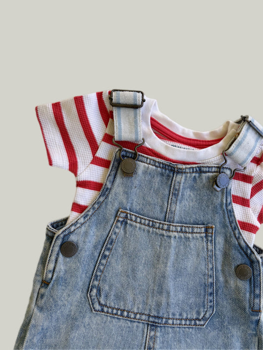 Good Condition Primark Cares Cotton Dungarees