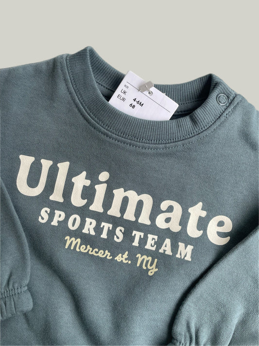 Brand New H&M Green Sweater 4 to 6 Months