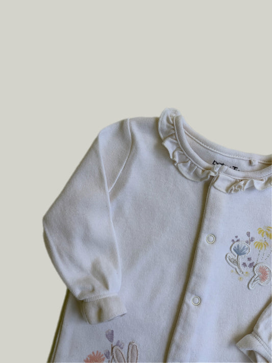 Excellent Condition Baby TU Organic Cotton Sleepsuit