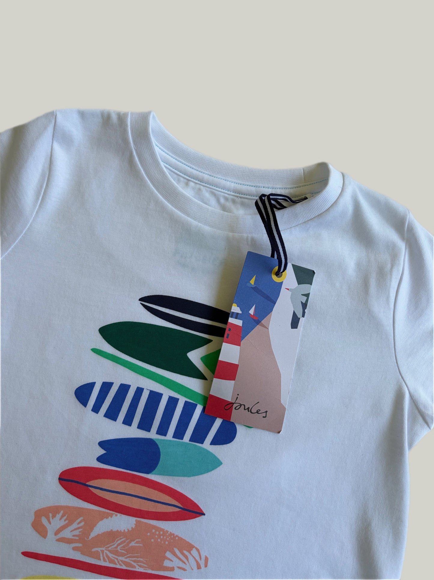 Brand New Joules Cotton Suf Club T-Shirt
