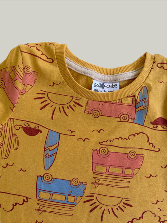 Like New So Cute Short Cotton Short Sleeve T-Shirt