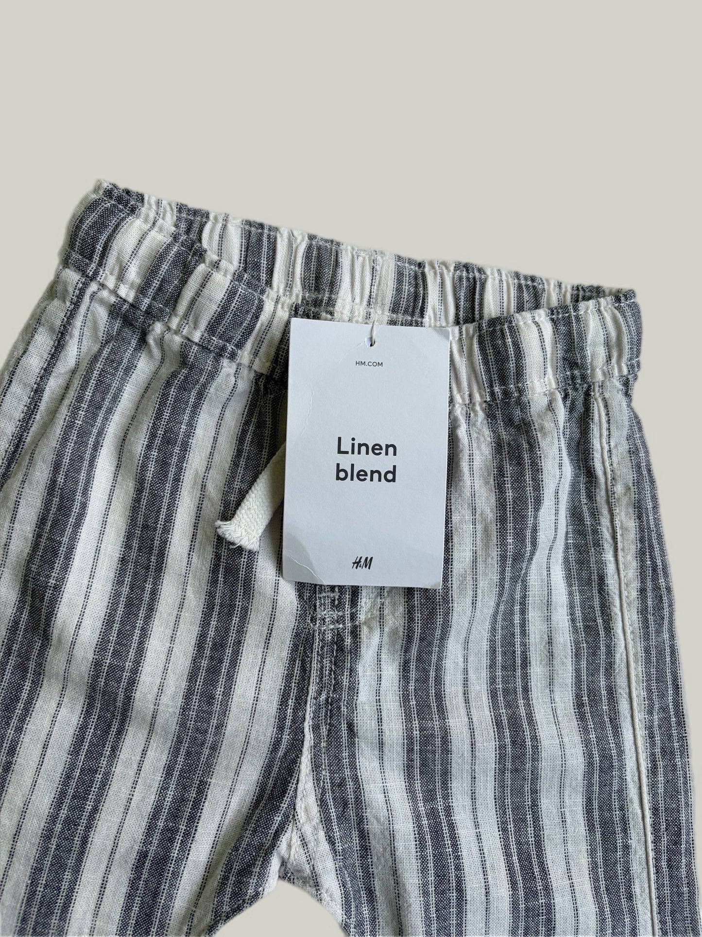 Brand New H&M Linen Trousers 4 to 6 Months