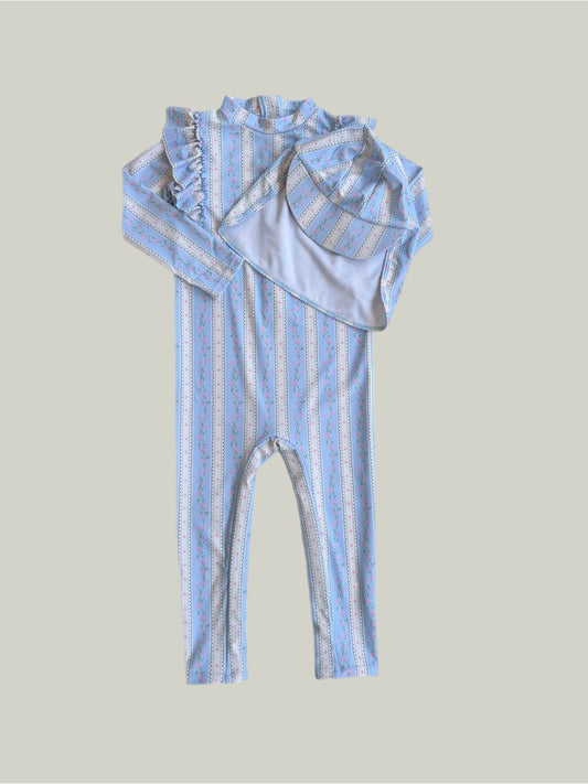 New With Tags George Little Edit Swim Onesie & Hat 2 to 3 Years