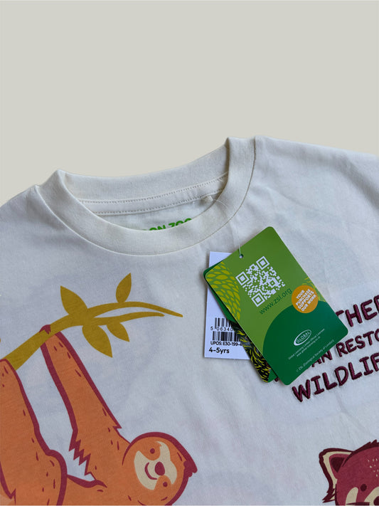 Brand New Next London Zoo Cotton T-Shirt