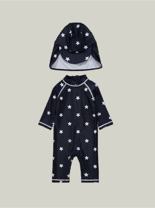 New With Tags George Swim Onesie & Hat 2 to 3 Years
