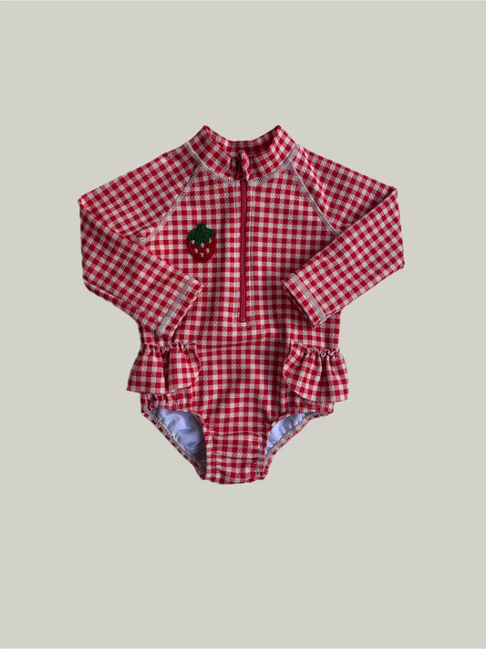 New With Tags TU Long Sleeve Swimsuit 6 to 9 Months