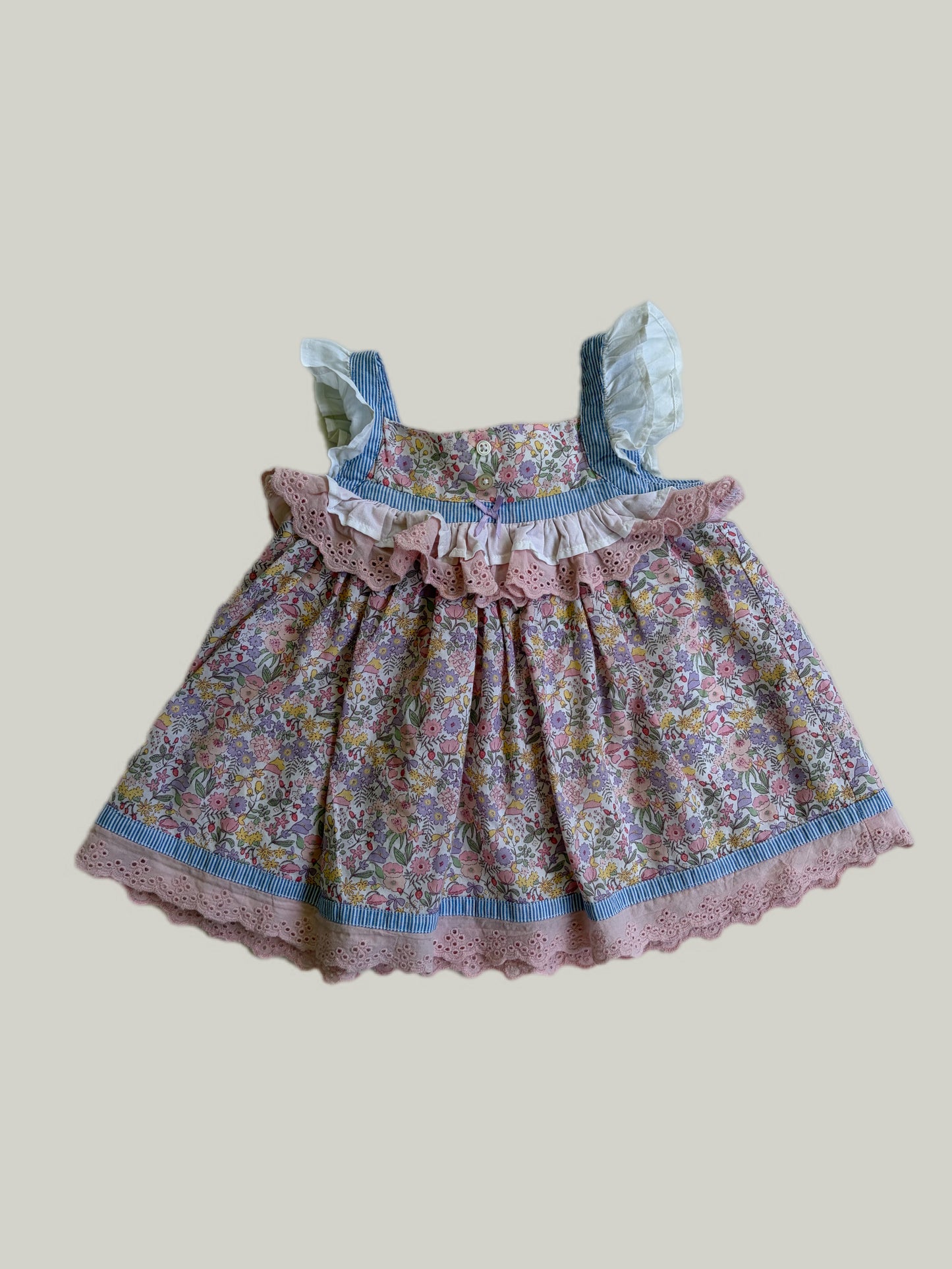 Like New Next Baby Cotton Floral Set