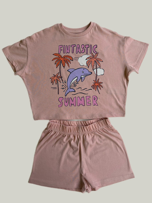 Brand New M&S Summer Cotton Pyjamas Set