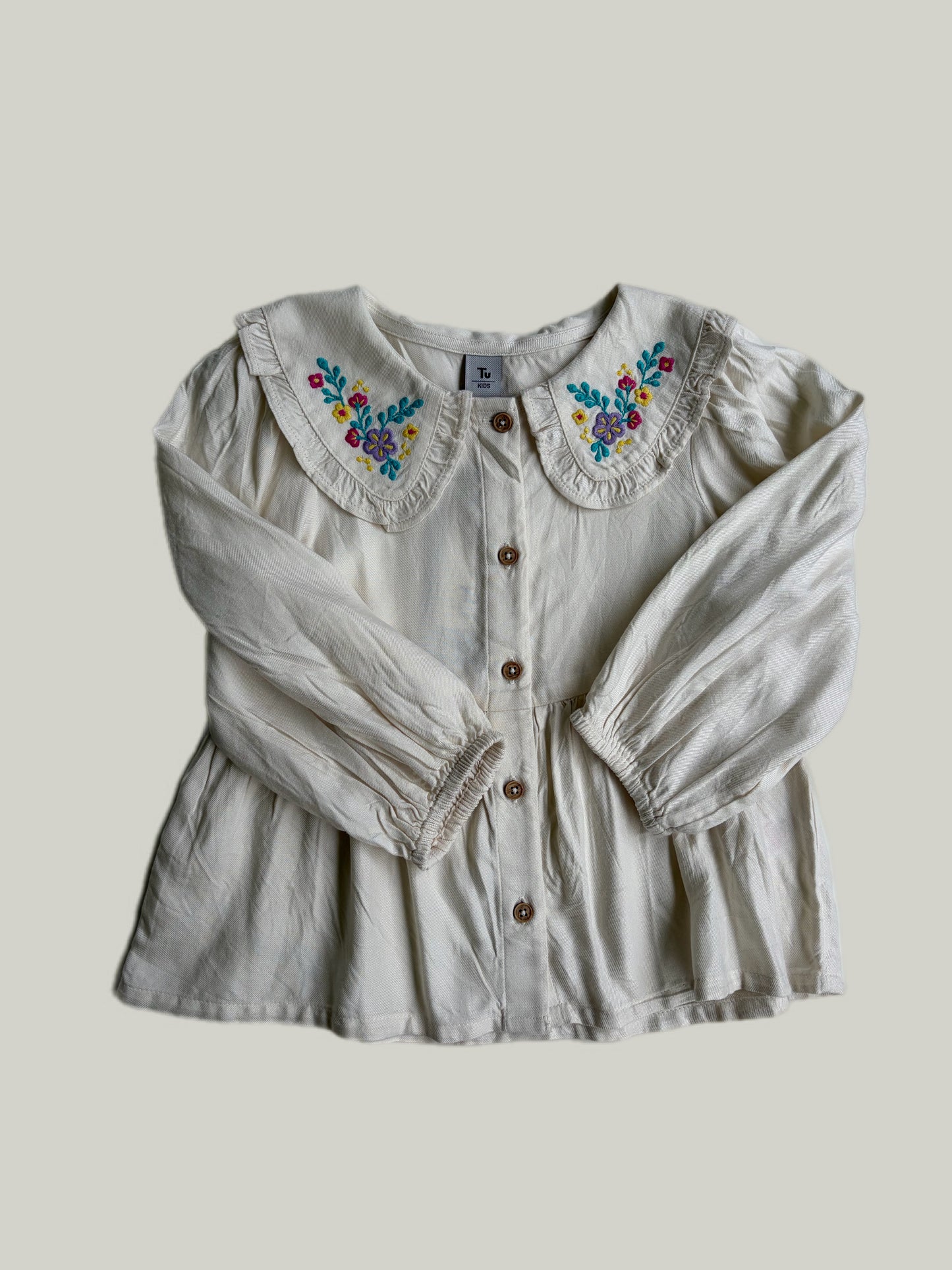 Brand New TU Kids Cream Blouse