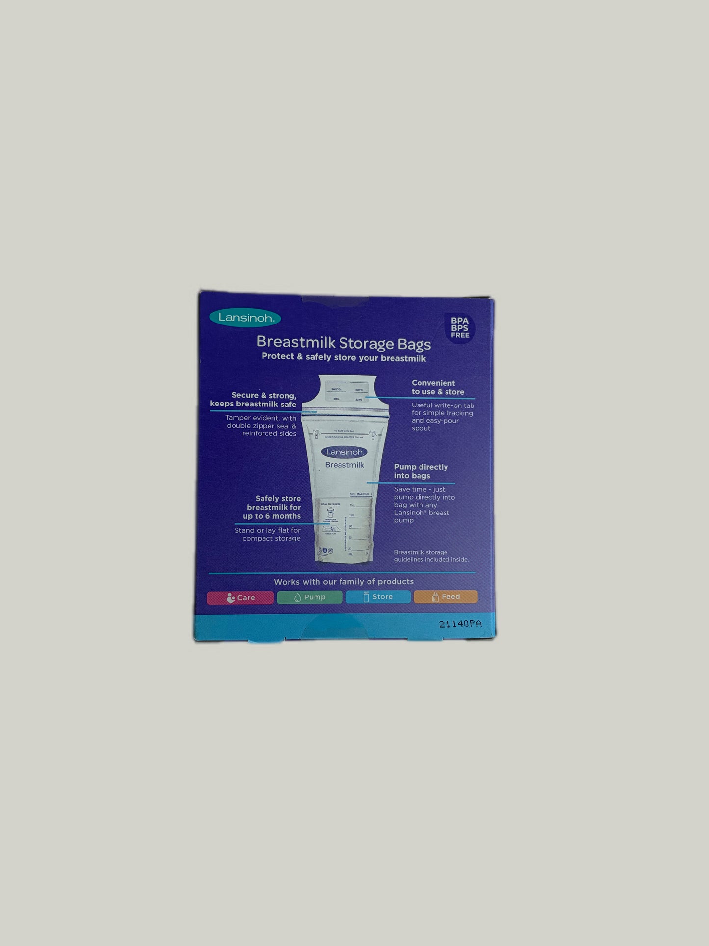 Brand New Lansinoh Breastmilk Storage bags 50 pieces