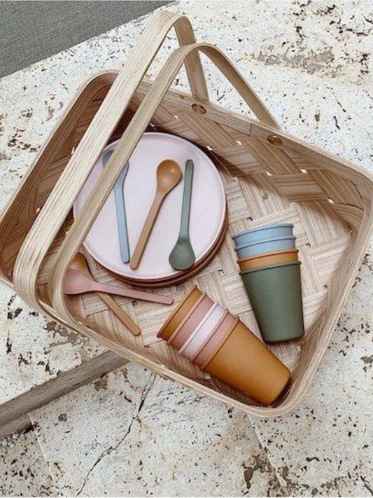 Brand New Liewood Bamboo Plates 6 Pack