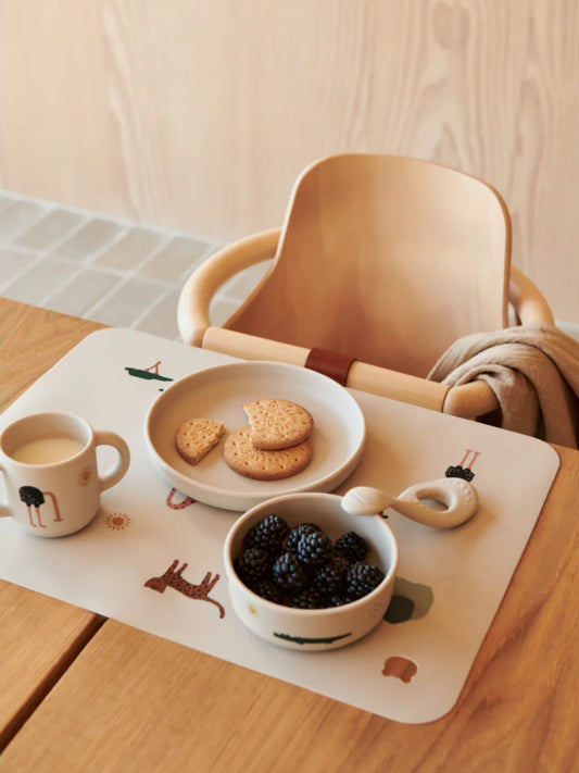 Liewood Jude Printed Placemat - Safari/Sandy Mix