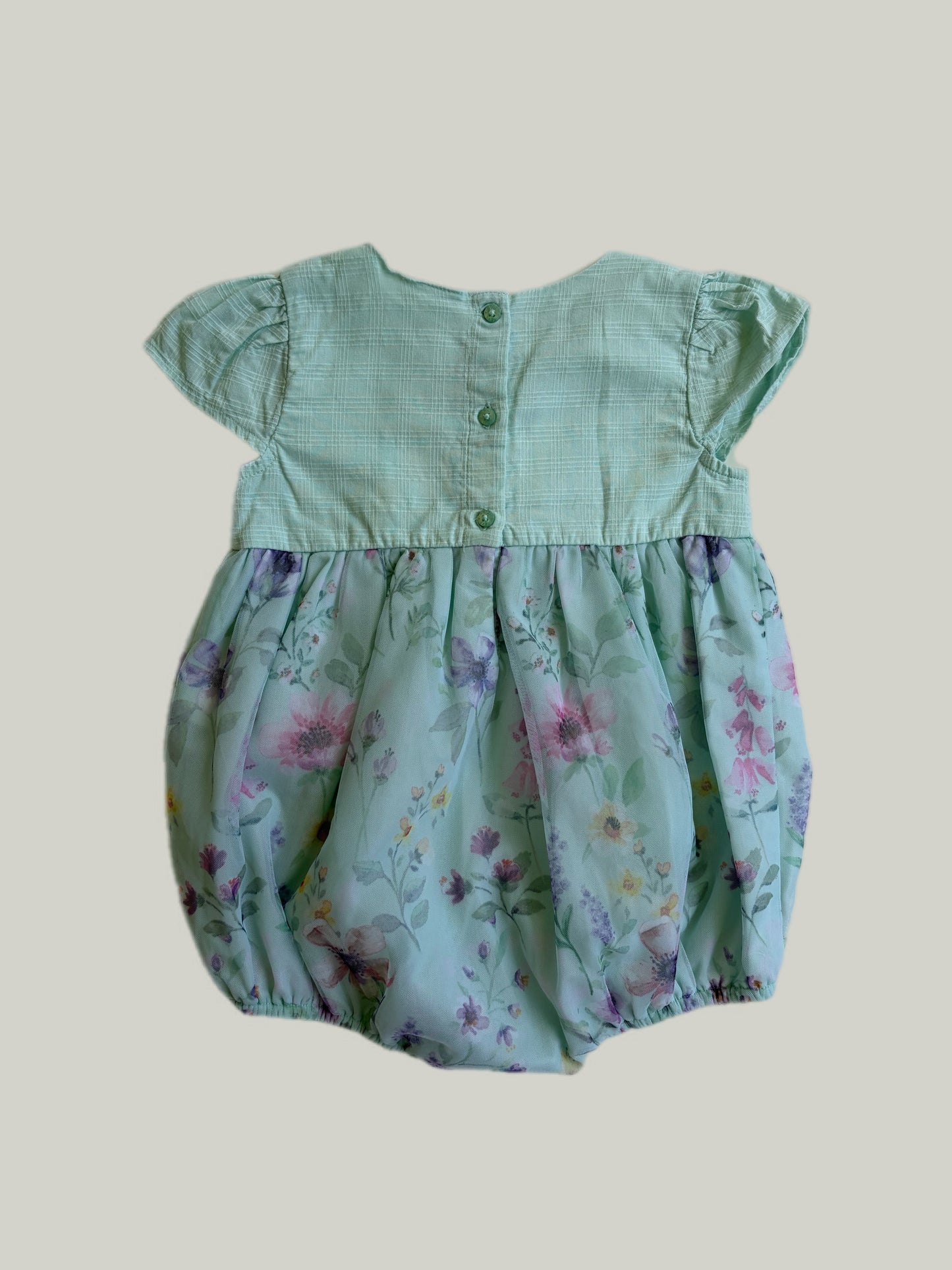 Like New Next Baby Floral Romper