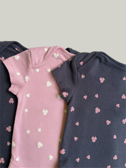Like New Primark Cares Cotton Bodysuits 3 Pack