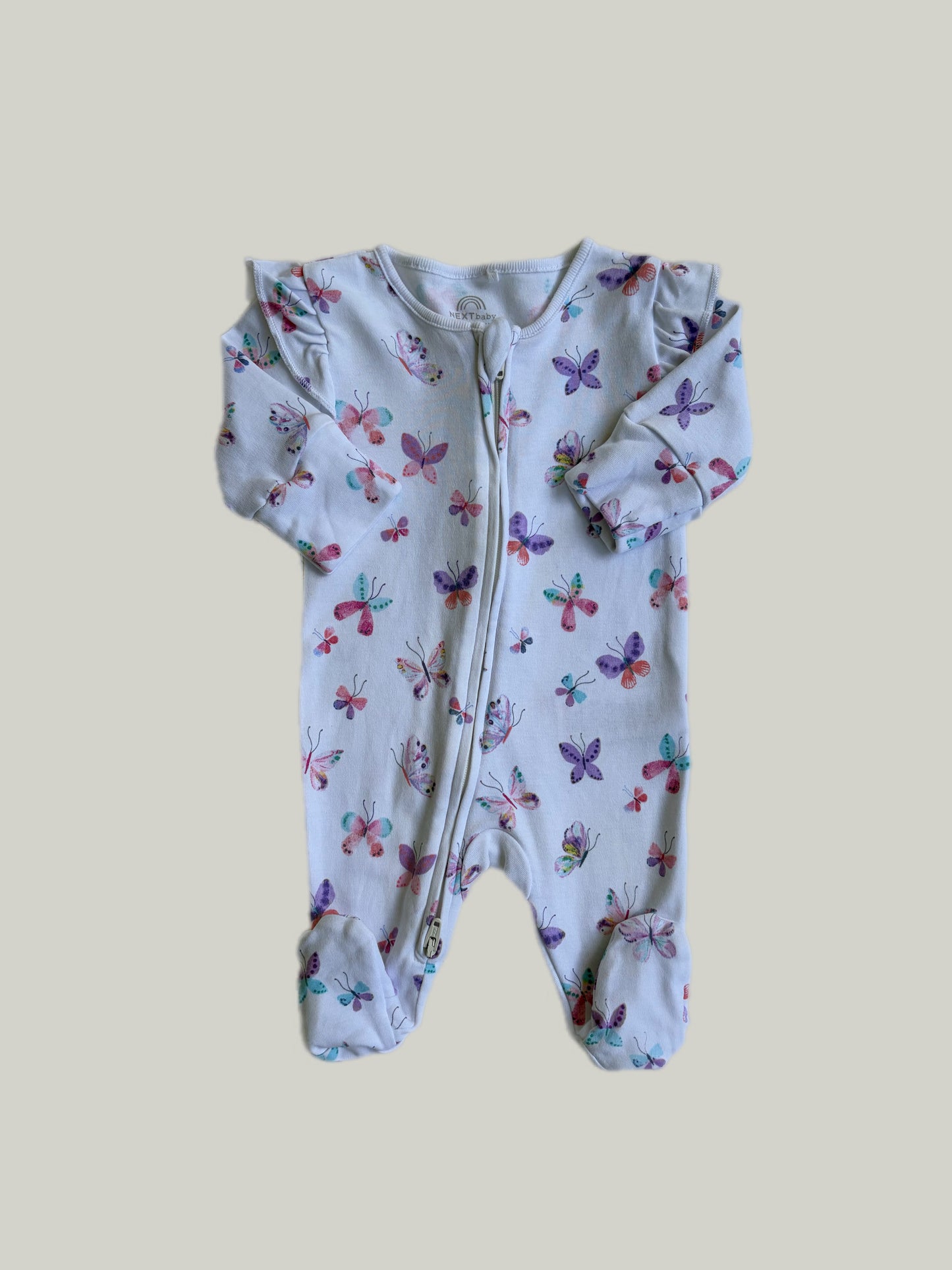 Good Condition Next Baby Cotton Onesie