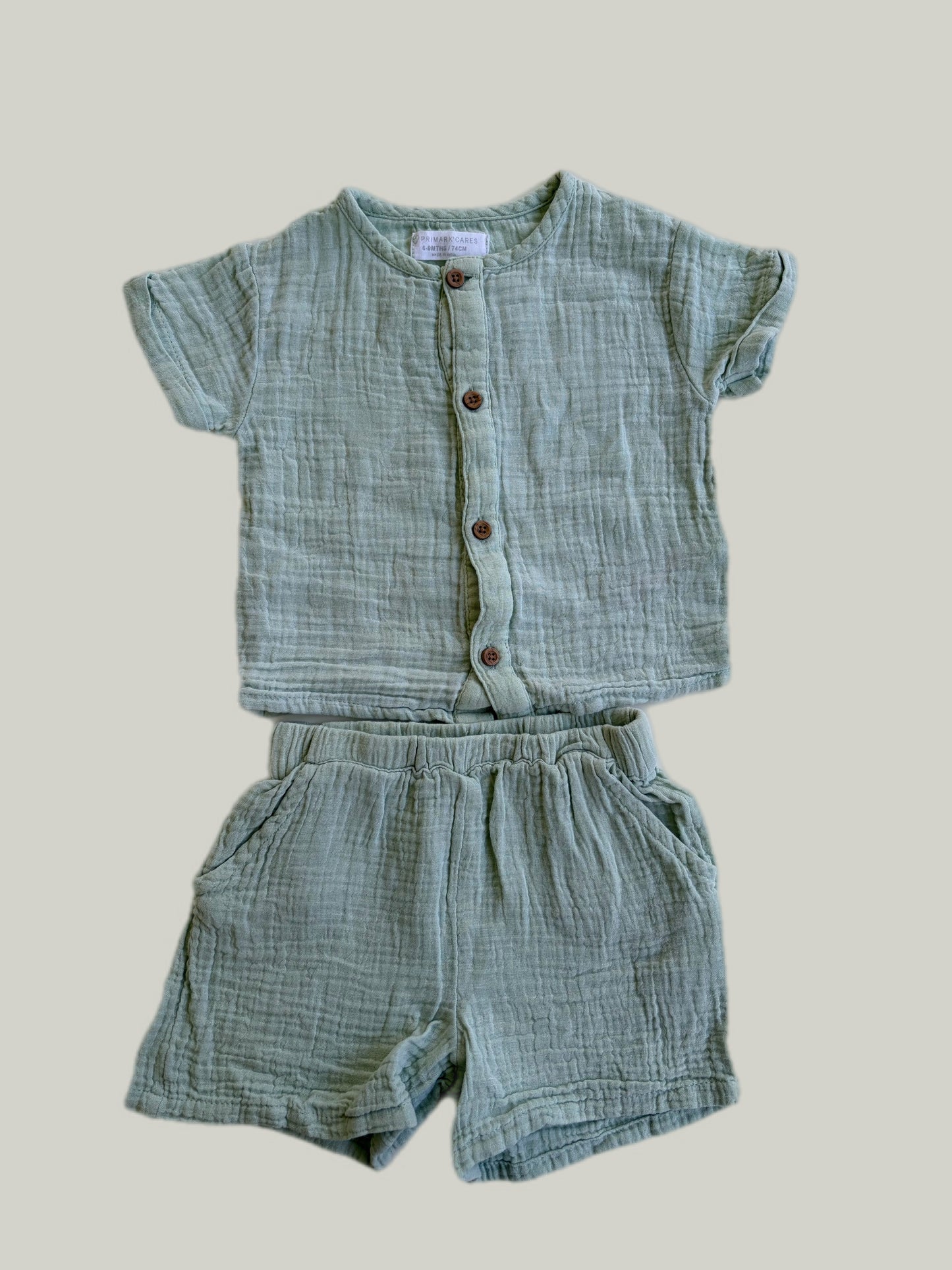 Good Condition Primark Care Cotton Summer Set
