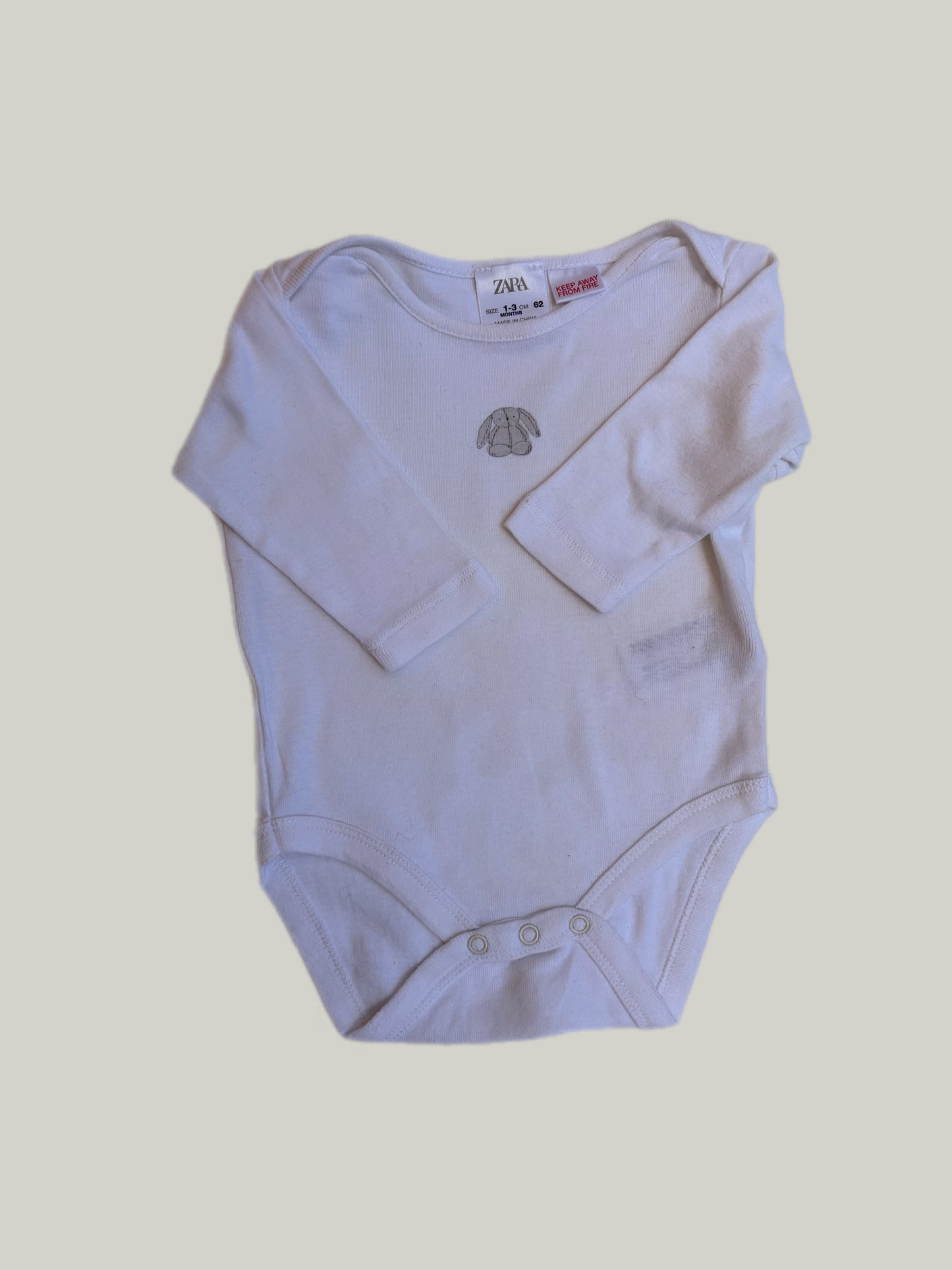 Good Condition Zara Cotton Bodysuits 3 Pack 1 to 3 Months