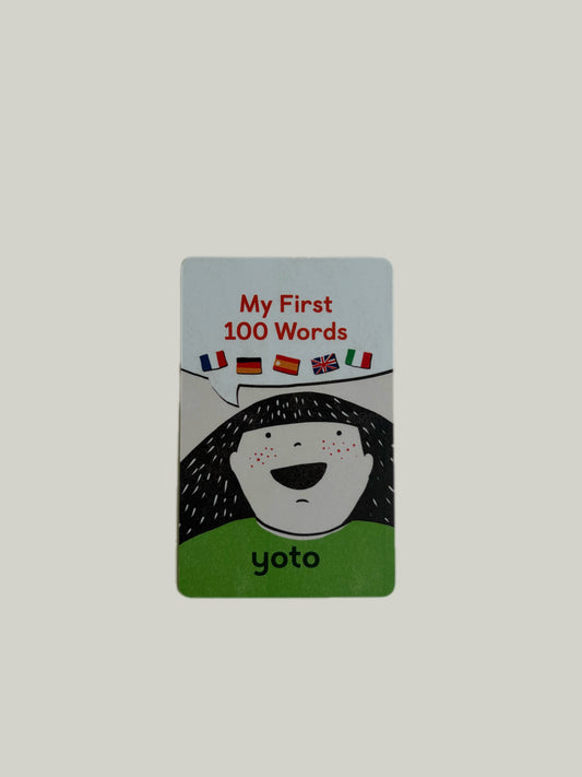 Like New Yoto Card My First 100 Words