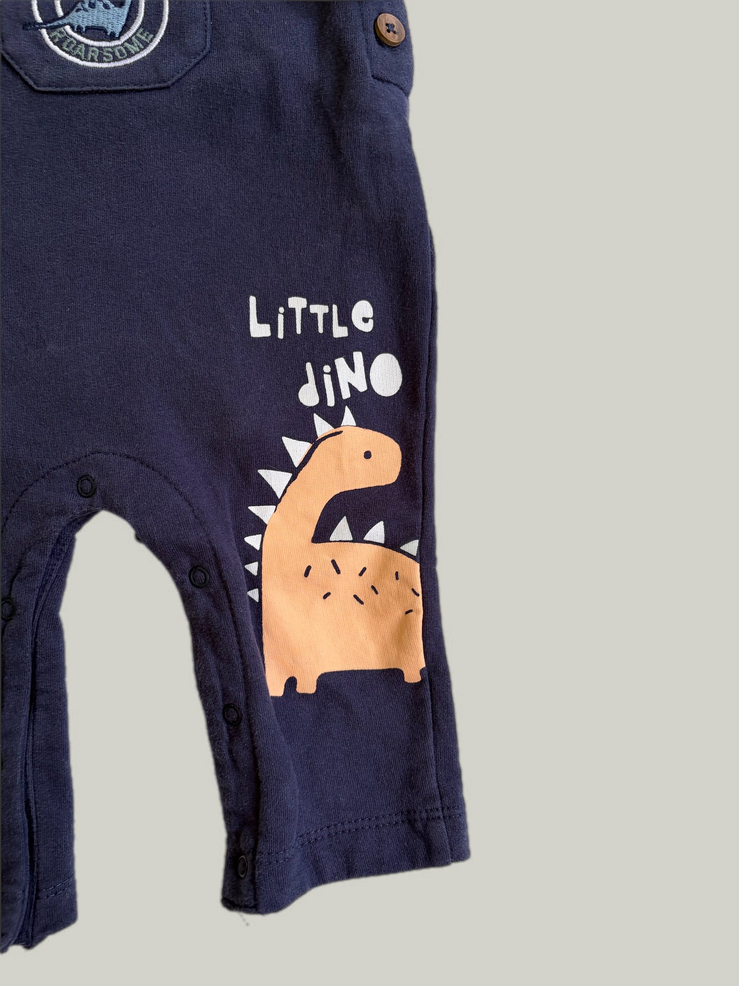 Like New Lullaby Cotton Dungarees Set