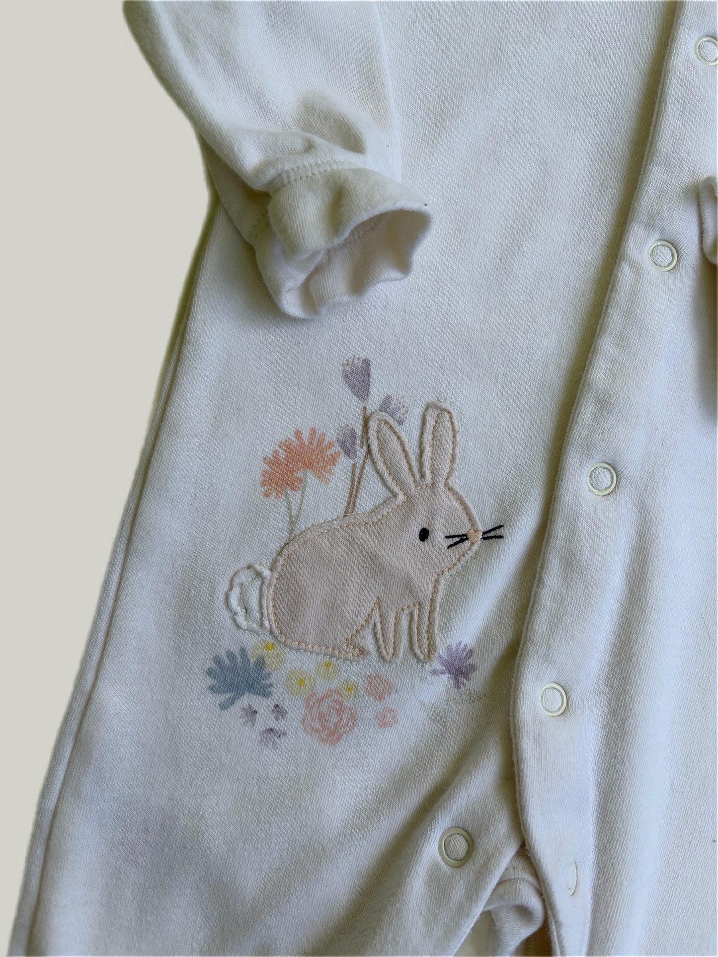 Excellent Condition Baby TU Organic Cotton Sleepsuit