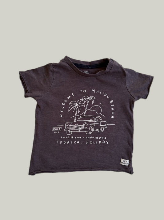 Good Condition Fred & Flo Cotton Short Sleeve T-Shirt