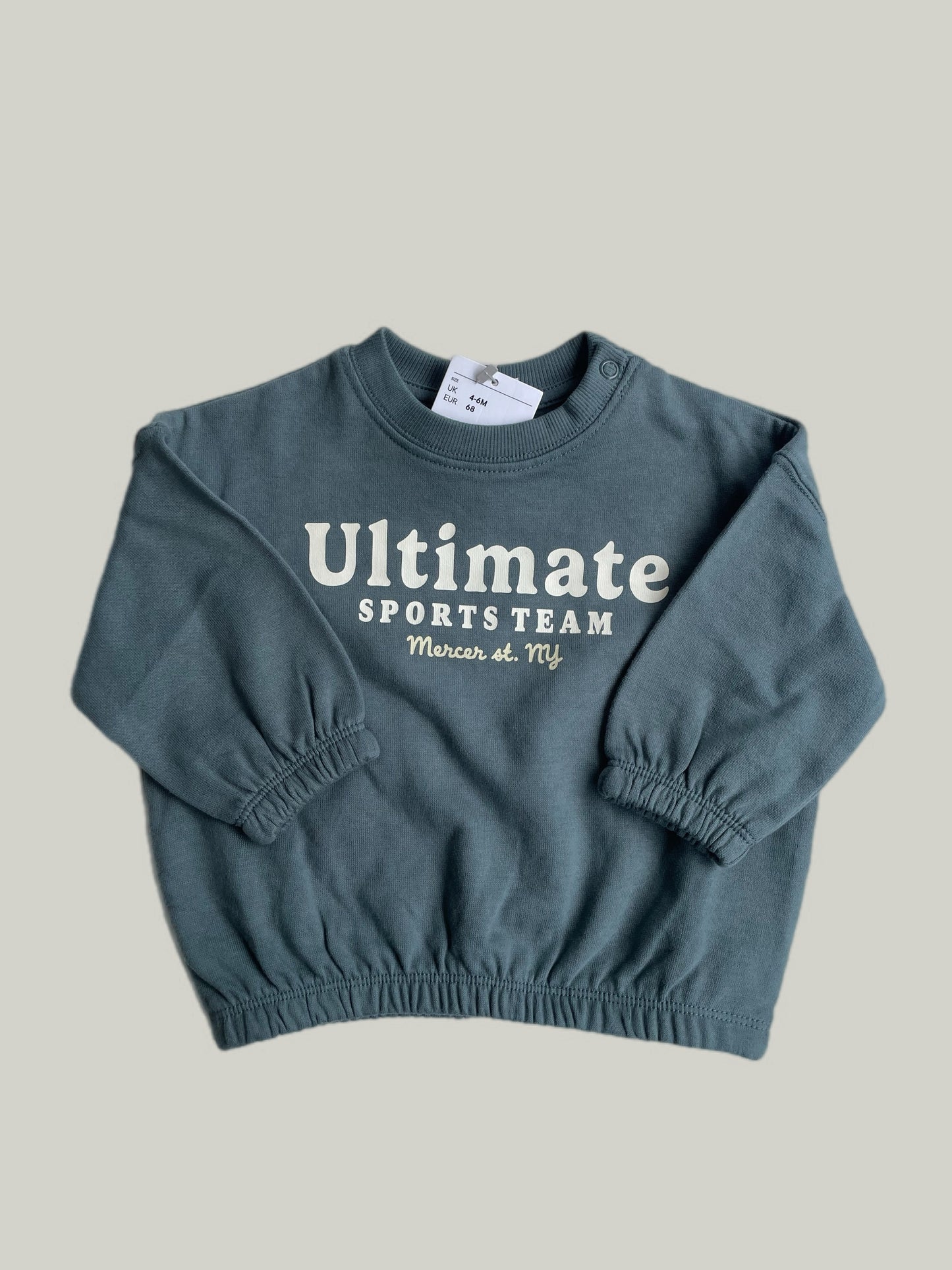 Brand New H&M Green Sweater 4 to 6 Months