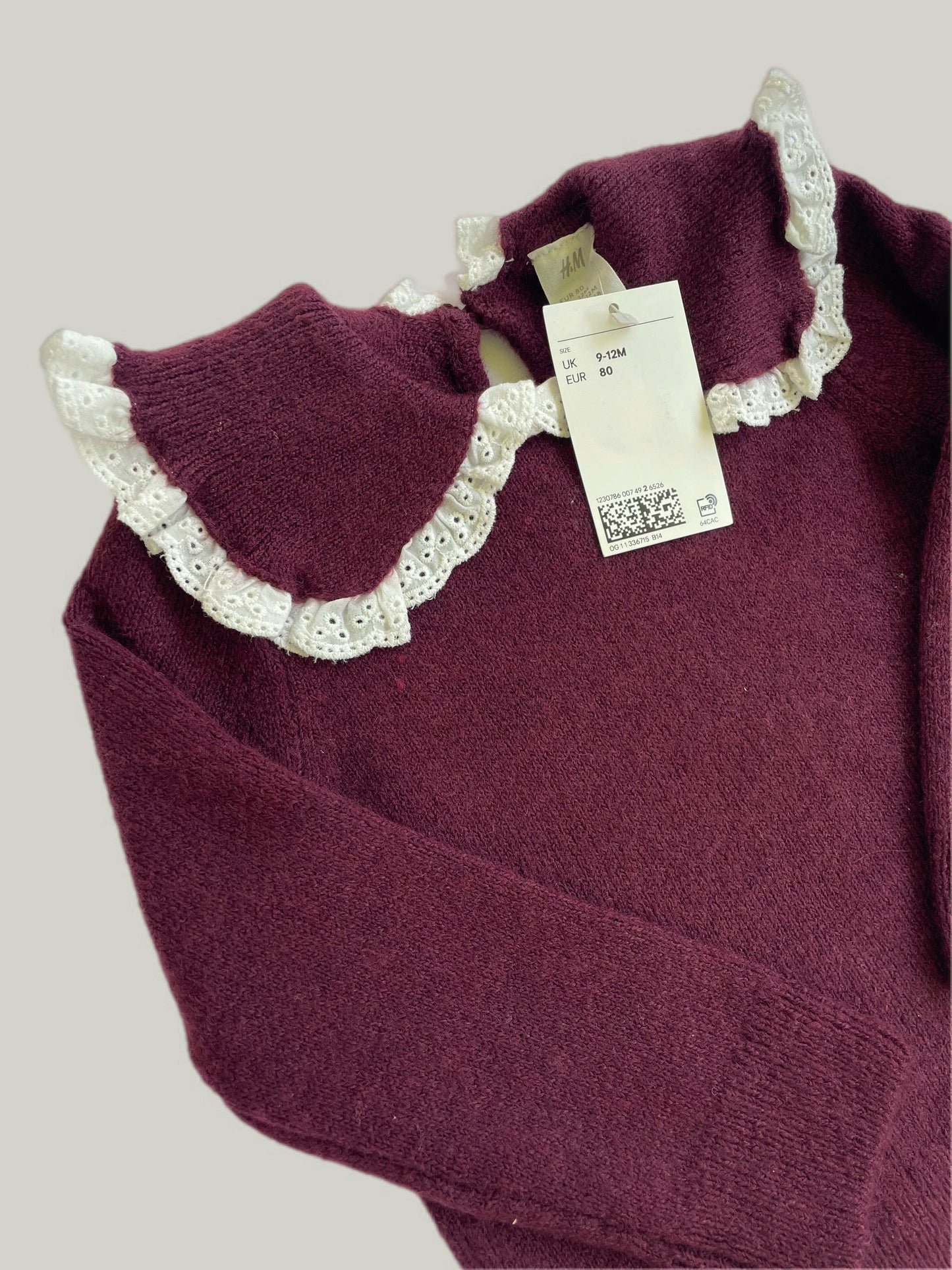 Brand New H&M Baby Girl Long Sleeve Sweeater