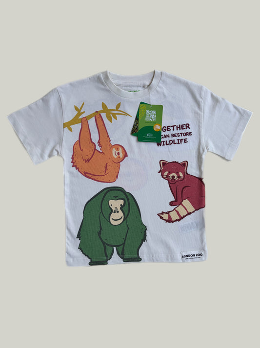 Brand New Next London Zoo Cotton T-Shirt