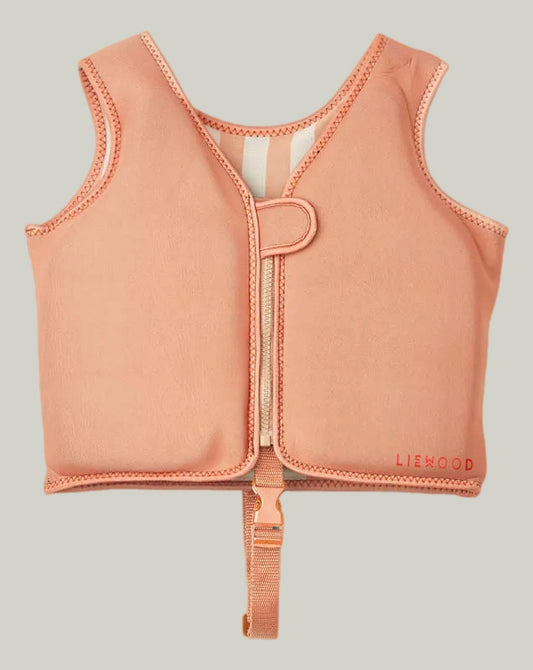 Good Condition Liewood Dove Swim Vest Tuscany Rose