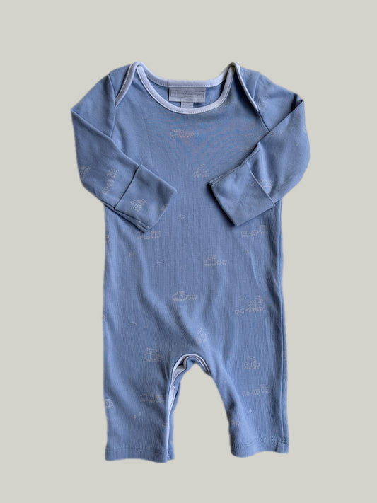 Like New Organic Cotton Little White Company London Sleepsuit