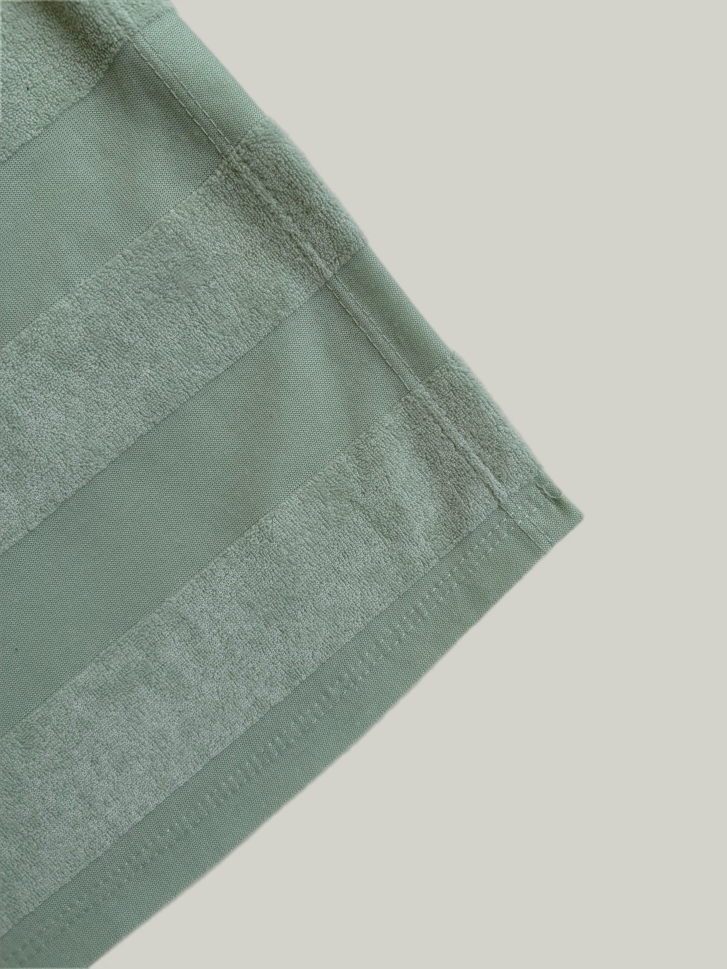 Like New Striped Hooded Towel Poncho