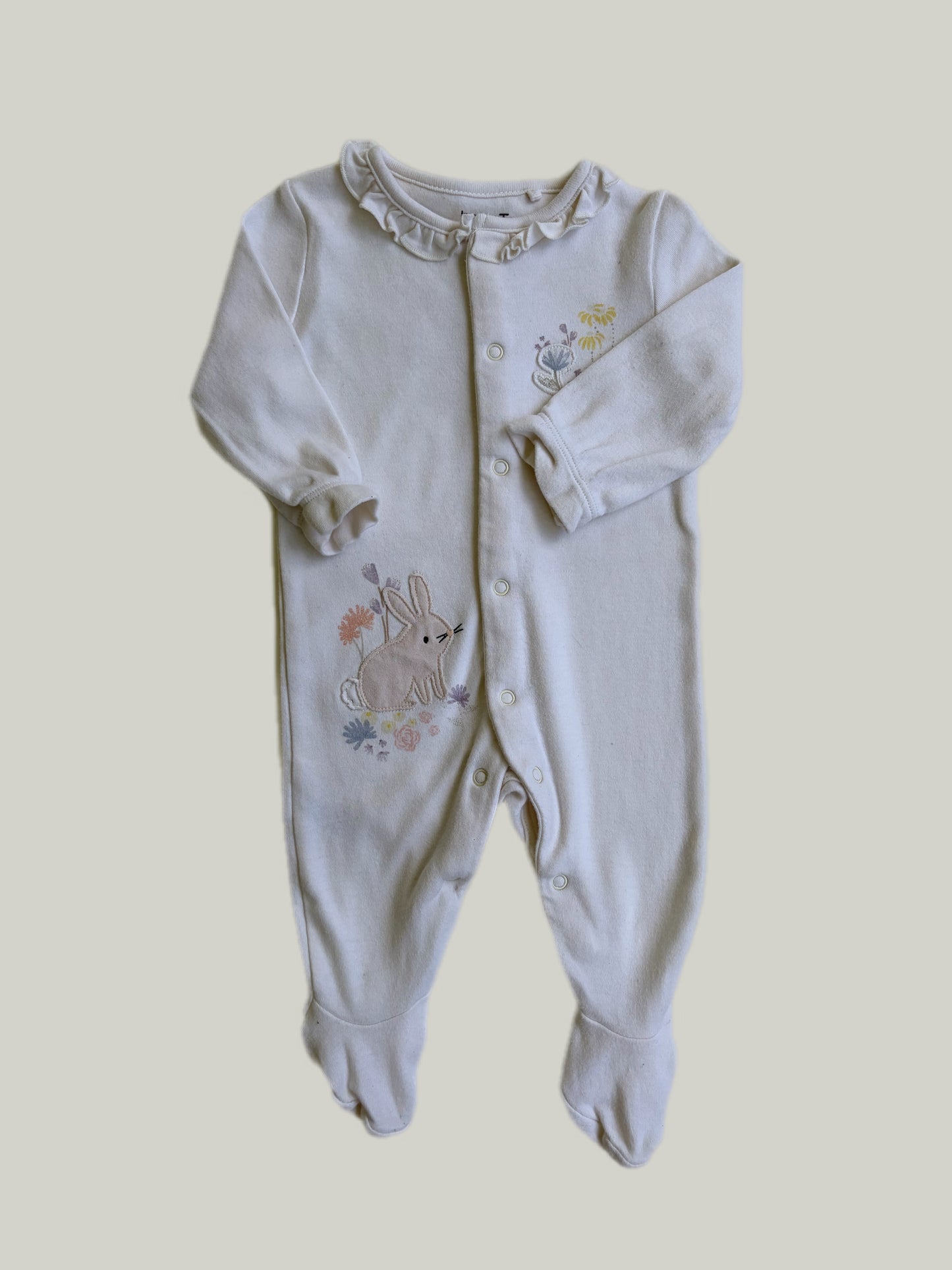 Excellent Condition Baby TU Organic Cotton Sleepsuit