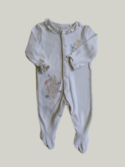 Excellent Condition Baby TU Organic Cotton Sleepsuit
