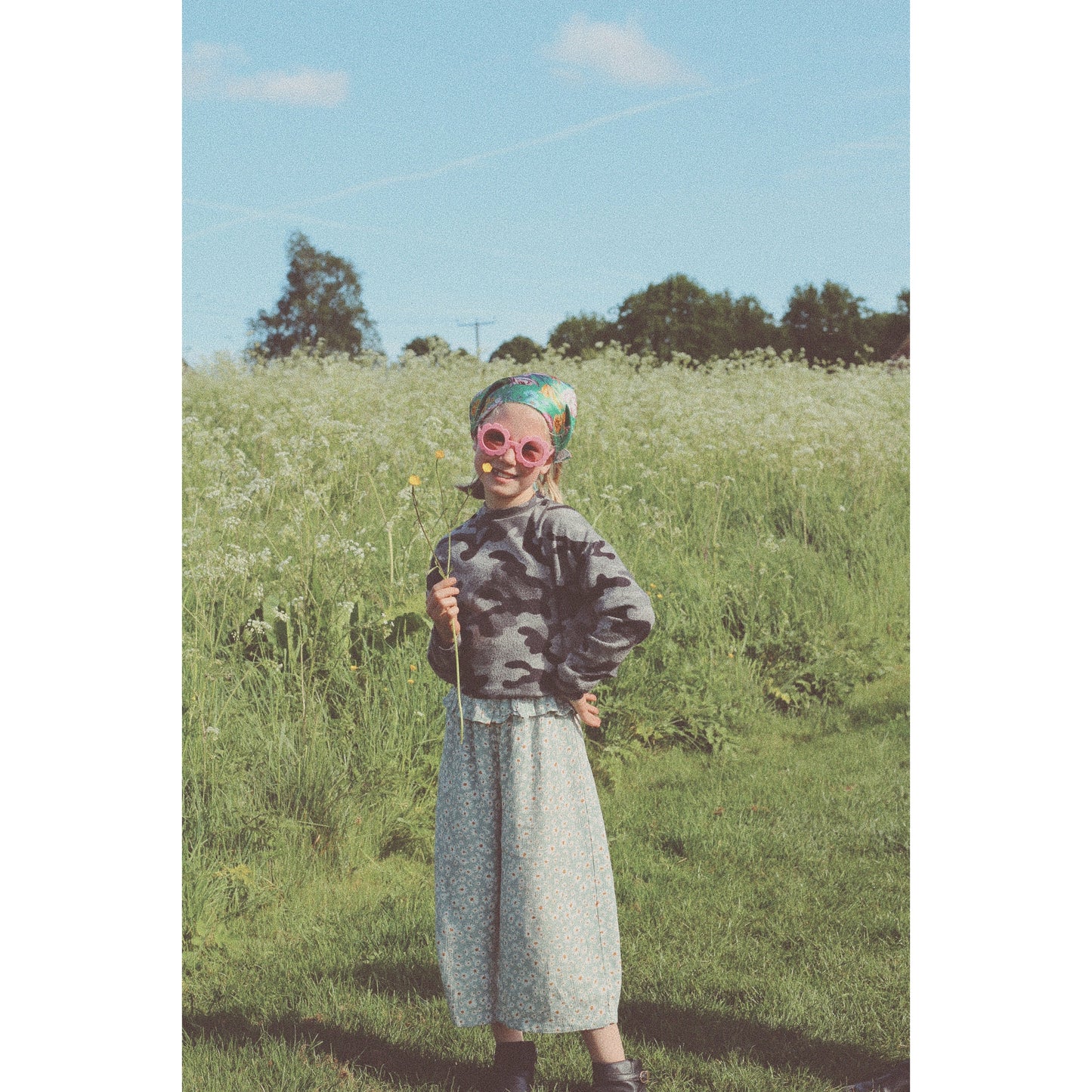 Kids Luxury Silk Headscarf 'Pippa' made in Kenya