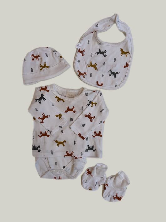 Brand New Bebe Bonito Cotton Newborn Set