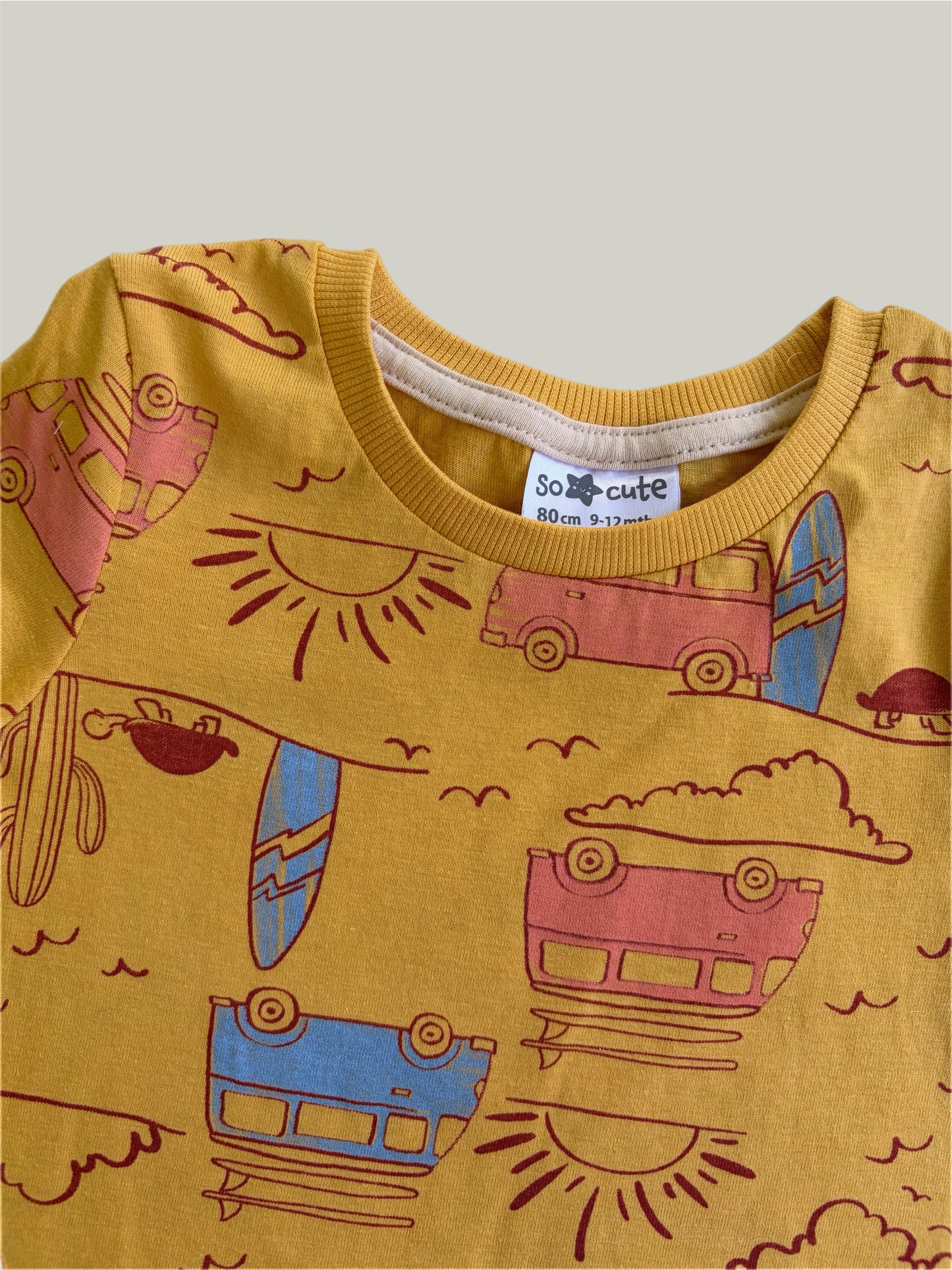 Like New So Cute Short Cotton Short Sleeve T-Shirt
