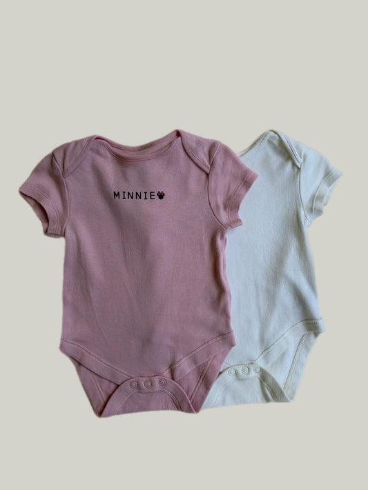 Like New Primark Care Cotton Bodysuits 2 Pack