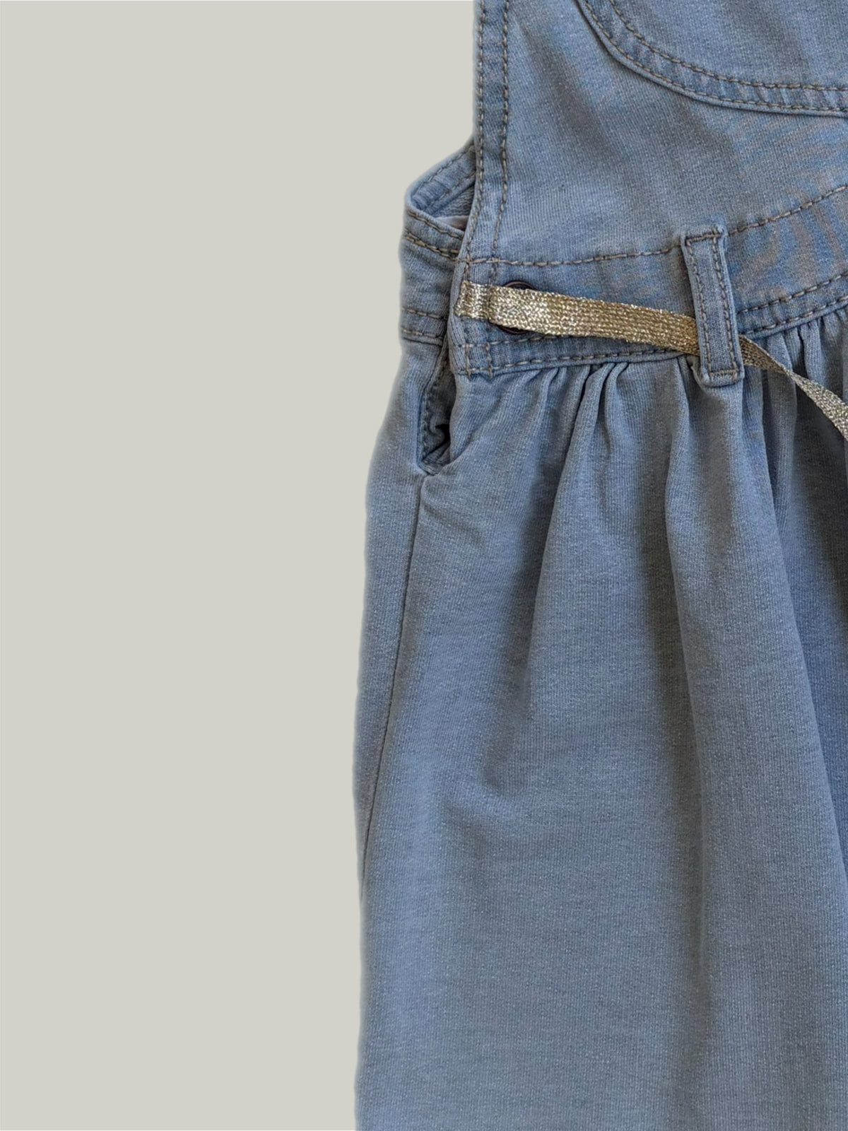 Good Condition Baby Bgosh Denim Dress 2 Years