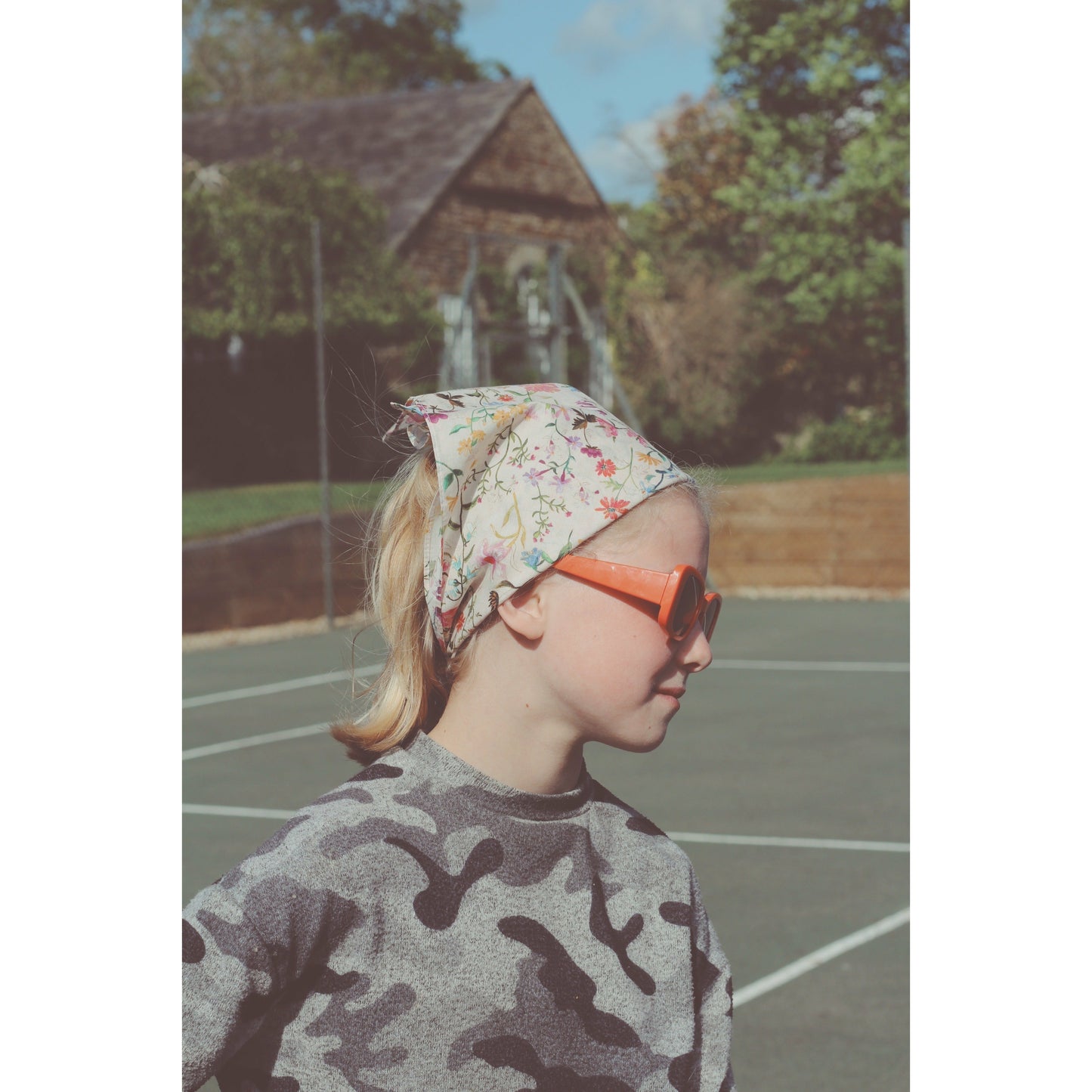 Kids Luxury Silk Headscarf 'Florencia' made in Kenya
