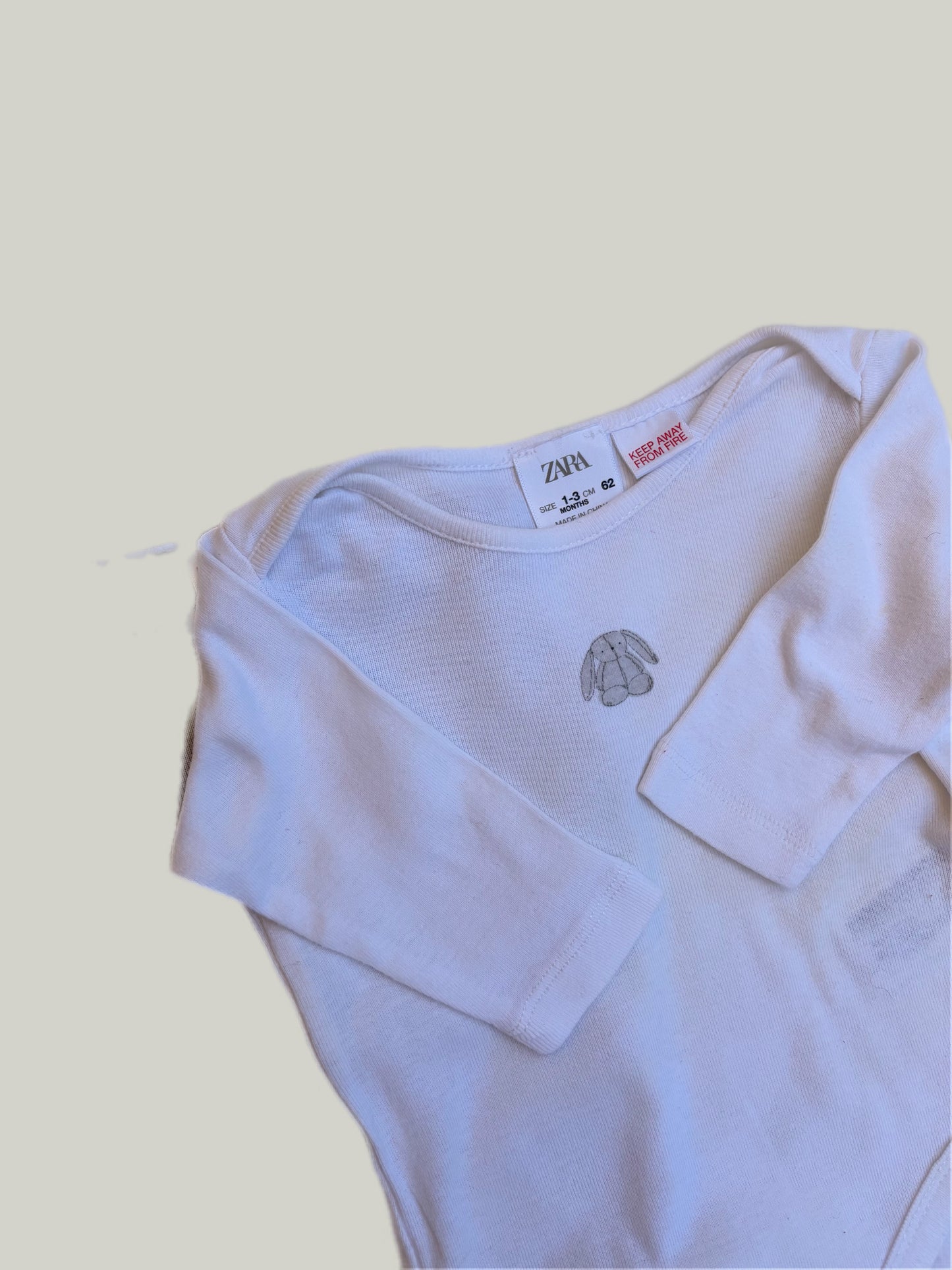 Good Condition Zara Cotton Bodysuits 3 Pack 1 to 3 Months