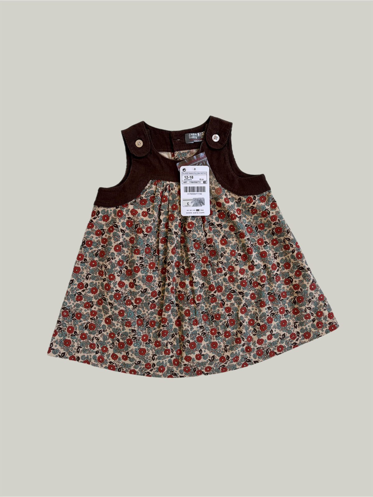 Brand New Zara Cotton Dress 12 to 18 Months