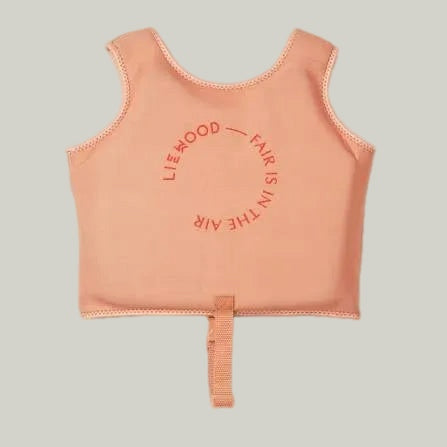 Good Condition Liewood Dove Swim Vest Tuscany Rose