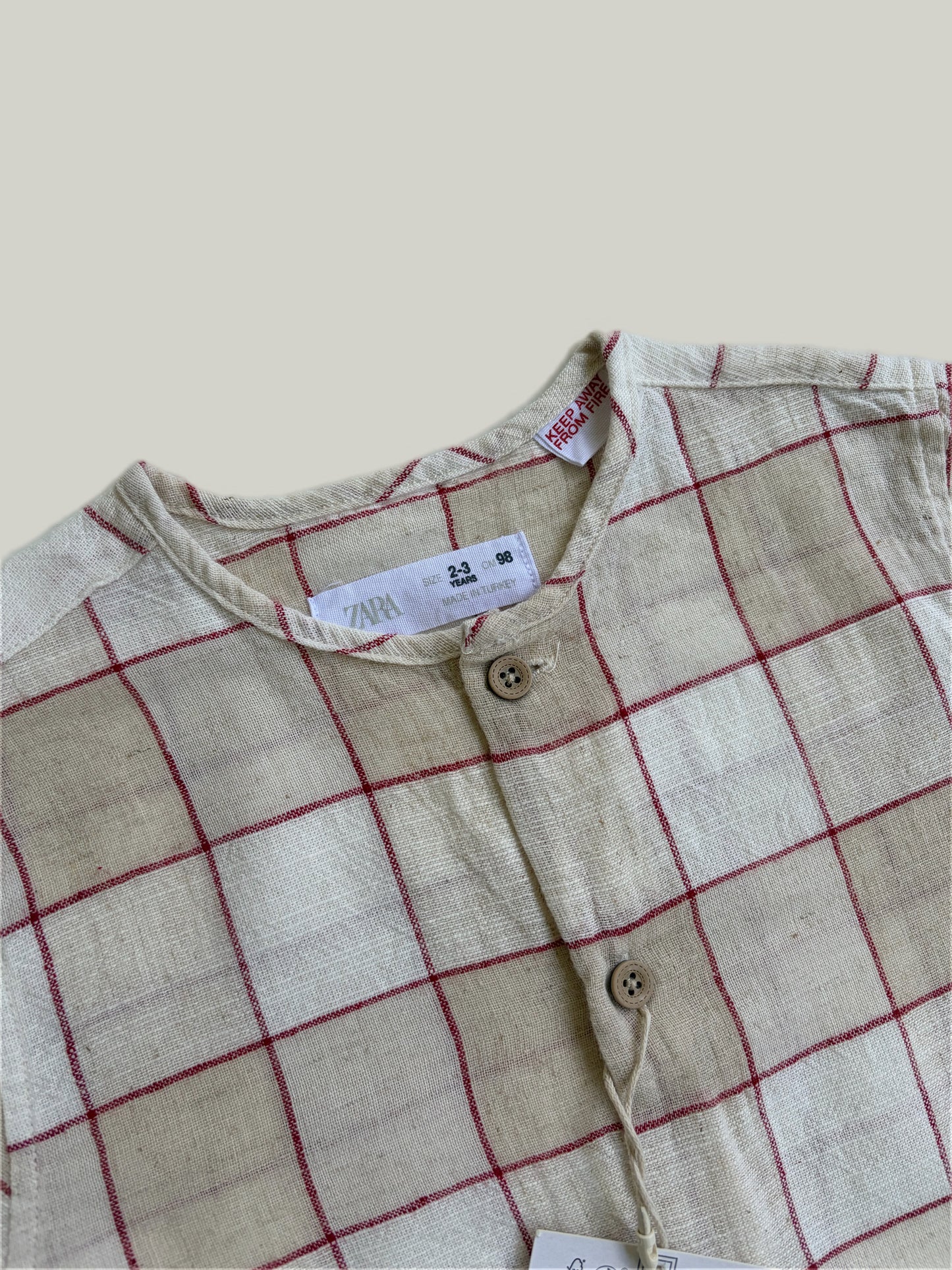Brand New Zara Cotton & Linen T-Shirt