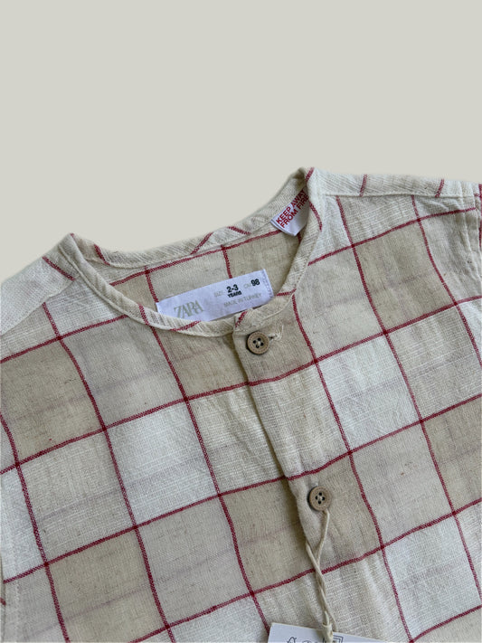 Brand New Zara Cotton & Linen T-Shirt