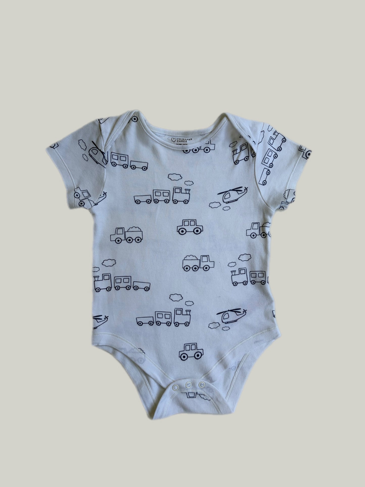 Like New Primark Care Cotton Bodysuits 3 Pack