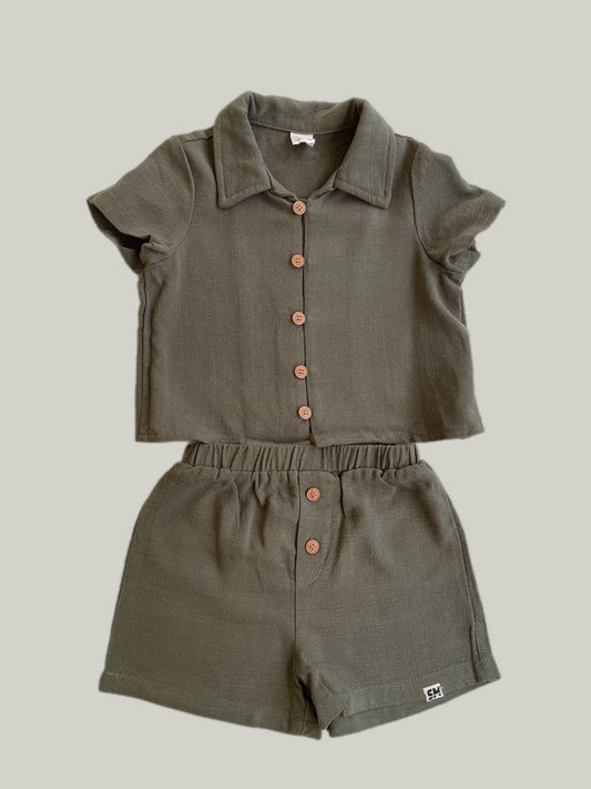 Like New Cozy Club Green Summer Set