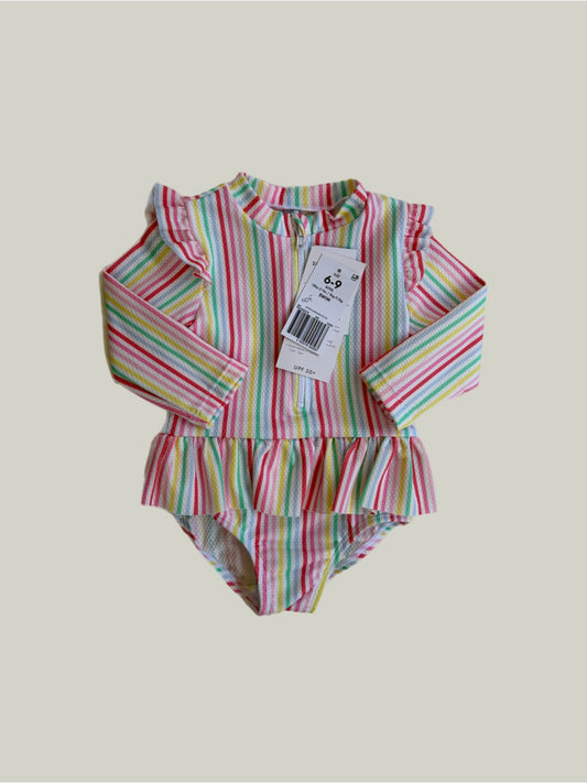 New With Tags Matalan Long Sleeve Swimsuit 6 to 9 Months