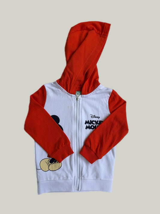 Like New Disney Baby Cotton Zip-Through Hoodie