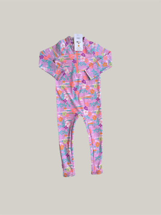 New With Tags M&S Swim Onesie With Hat 3 to 4 Years