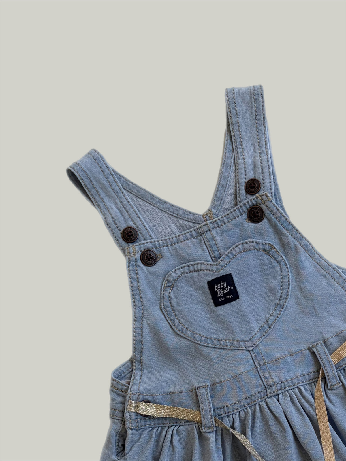 Good Condition Baby Bgosh Denim Dress 2 Years